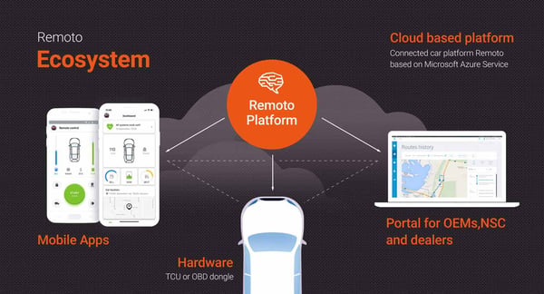 Remoto ecosystem visuals