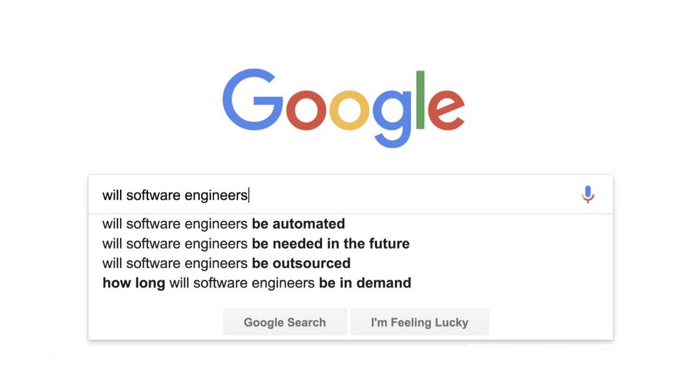 Popular software engineer searches